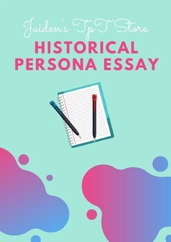 Preview of Historical Persona Essay