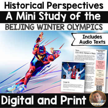 Preview of Historical Perspectives -Beijing Winter Games / Olympics Study Print + Digital
