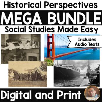Preview of Historical Perspectives MEGA Bundle Social Studies Texts Informational Passages