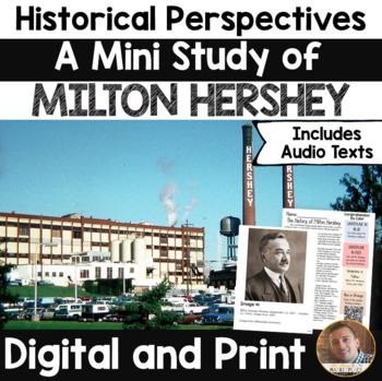 Preview of Historical Perspectives- Milton S. Hershey- Mini Study for Grades 3-6 -Halloween
