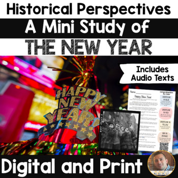 Preview of Historical Perspectives - New Year's Activity Pack Print/Digital for Grades 3-6