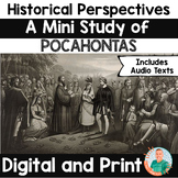 Historical Perspectives- Pocahontas - Mini Study for Grades 3-5