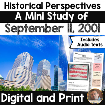 Preview of Historical Perspectives- Patriot's Day, September 11, 9/11/2001 Study Grades 3-6