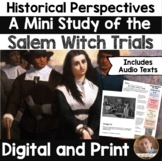 Historical Perspectives -Salem Witch Trials Resource Pack 