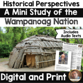 Historical Perspectives- Wampanoag Nation- Mini Study for 