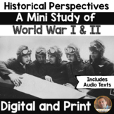 Historical Perspectives- World War I and II - Mini Study f