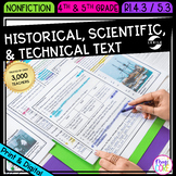 Historical Scientific Technical Text RI.4.3 RI.5.3 Reading Passages RI4.3 RI5.3