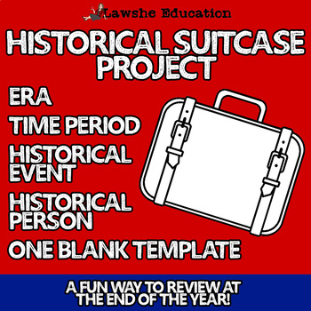 Preview of Historical Suitcase Project End of the Year Activity Social Studies and History