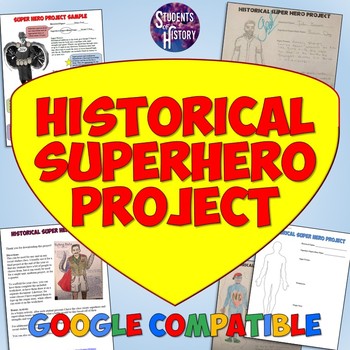 Preview of Historical Superhero History Final Project
