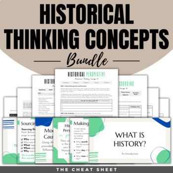 Preview of Historical Thinking Bundle: A Complete Unit - Digital & Print!