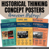 Historical Thinking Concepts Posters - US Version!