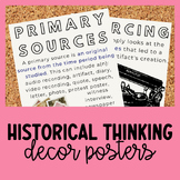 Historical Thinking Posters | Skills for Social Studies