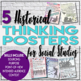 Historical Thinking Posters for Social Studies Primary and