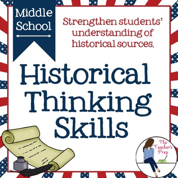 Preview of Historical Thinking Skills Activities