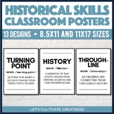 Historical Thinking Skills Posters - Middle High Social St