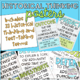 Historical Thinking & Test Taking Terms Posters