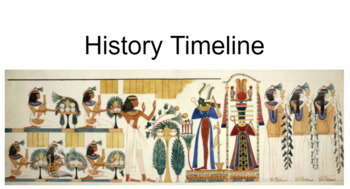 Preview of Historical Timeline For Classroom