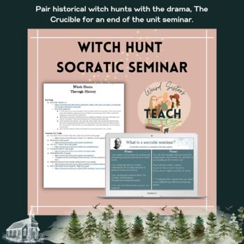 Preview of Historical Witch Hunt Socratic Seminar: Culminating Activity For The Crucible 