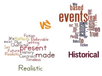 Preview of Historical vs. Realistic Fiction Poster