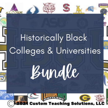 Preview of Historically Black Colleges & Universities with Primary Document Study BUNDLE