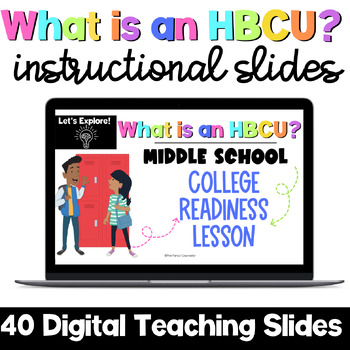 Preview of HBCU Historically Black Colleges and Universities Powerpoint Slides Lesson
