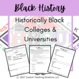 Historically Black Colleges and Universities Lessons & Res