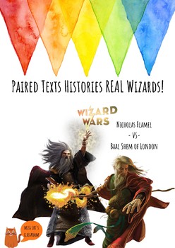 Preview of Histories REAL Wizards - Wizard Wars - The Alchemists - Paired Reading - NO PREP