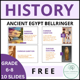 History Activity/Bellringer: 10 Fun Ancient Egypt Questions