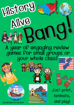 Preview of History Alive Bang! Games- YEAR LONG Bundle