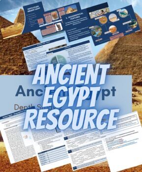 Preview of History Ancient Egypt Geography: sources analysis and activities PPT & DOC