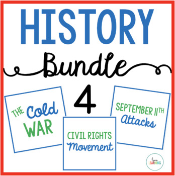 Preview of History Bundle 4: Cold War, Civil Rights Movement, September 11 Attacks
