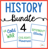 History Bundle 4: Cold War, Civil Rights Movement, Septemb