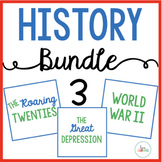 History Bundle 3 - Roaring 20s, Great Depression, and WW2
