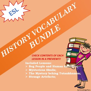 Preview of History Vocabulary Bundle (save 2 bucks buing all of them)