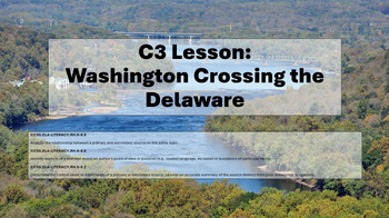 Preview of HISTORICAL BIAS C3 Lesson | Washington Crossing the Delaware | UPDATED