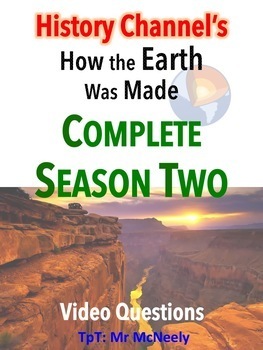 Preview of History Channel's How the Earth Was Made Season Two Video Worksheet Bundle