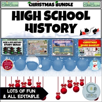 Preview of History Christmas Bundle