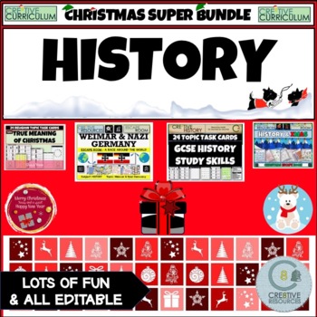 Preview of History Christmas Bundle