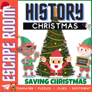 Preview of History Christmas Escape Room