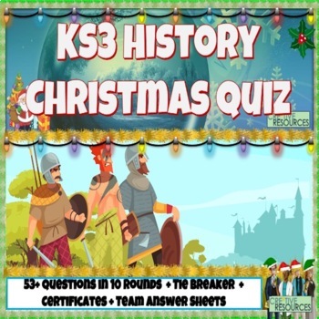 Preview of History Christmas Quiz for High School