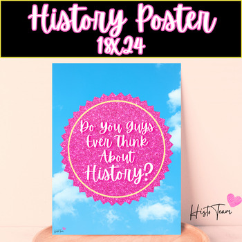 Preview of History Classroom Poster Classroom Decor
