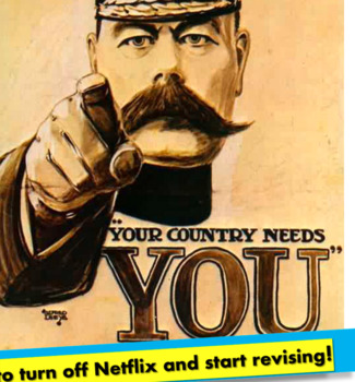 Preview of History Classroom Poster - Lord Kitchener (Netflix and Quill) - Fun Display!