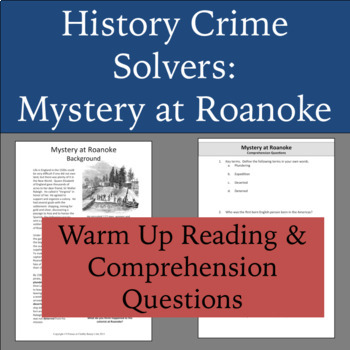 Preview of History Crime Solvers: Lost Colony of Roanoke