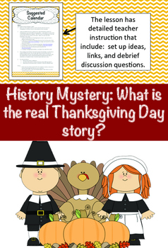 Preview of History Crime Solvers: What is the Real Thanksgiving Day Story?