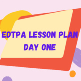 History EdTPA Lesson Plan (Day One)