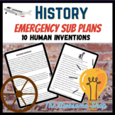 History Emergency Sub Plans Print and Go NO PREP! Engineer