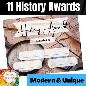 Preview of History End of the Year Awards - Social Studies End of the Year Awards