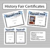 History Fair Certificate