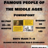 Famous People of the Middle Ages PPT - Middle Ages History