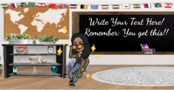 Preview of History Geography Bitmoji Google Classroom Banner Header